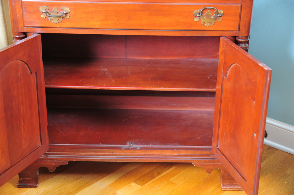 Vintage Willett Cherry China Cabinet