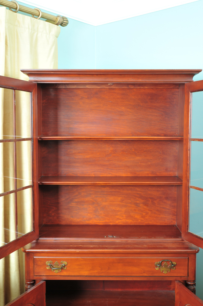 Vintage Willett Cherry China Cabinet