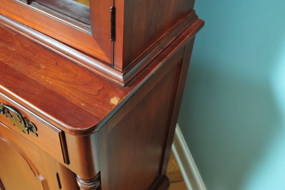 Vintage Willett Cherry China Cabinet