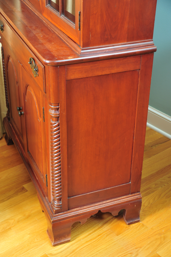 Vintage Willett Cherry China Cabinet