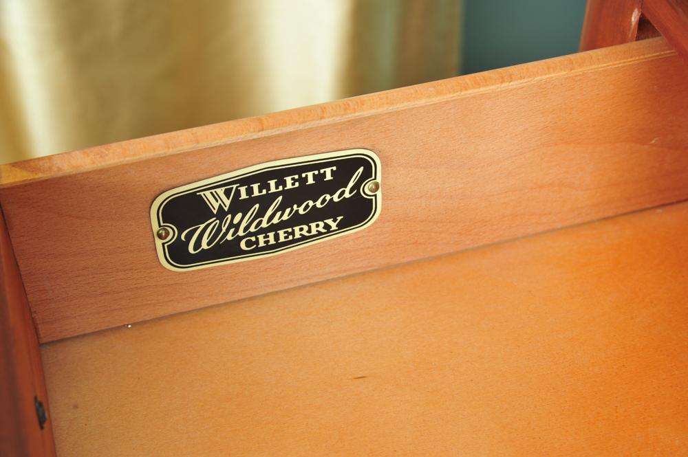 Vintage Willett Cherry China Cabinet