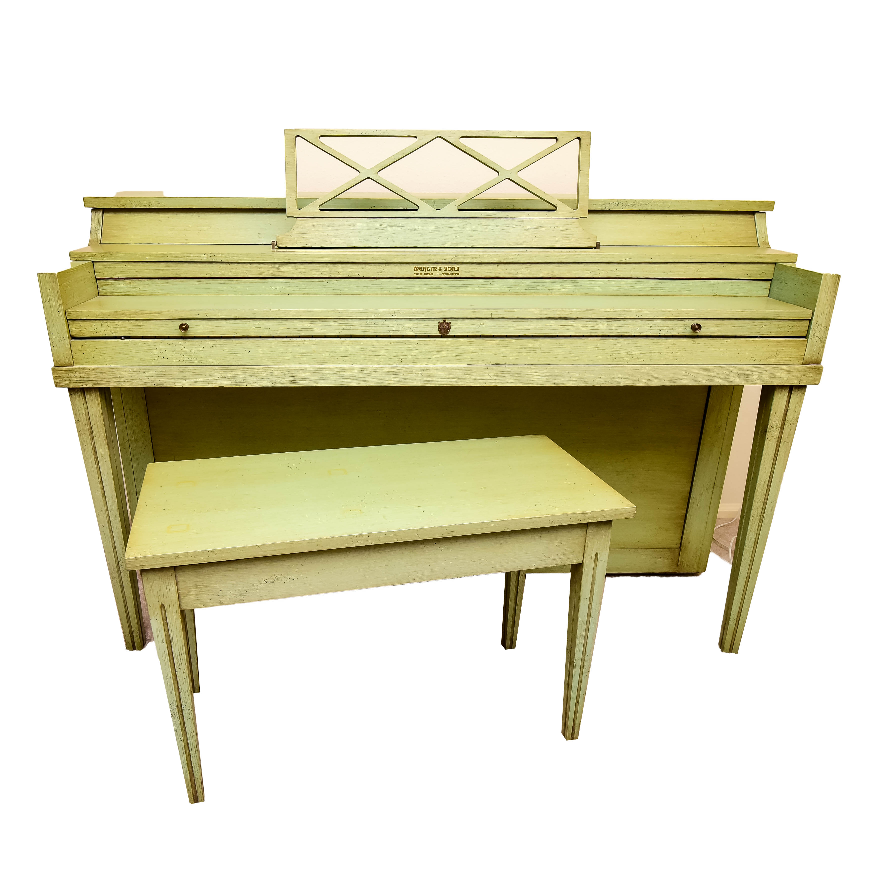 Vintage Mehlin & Sons Piano