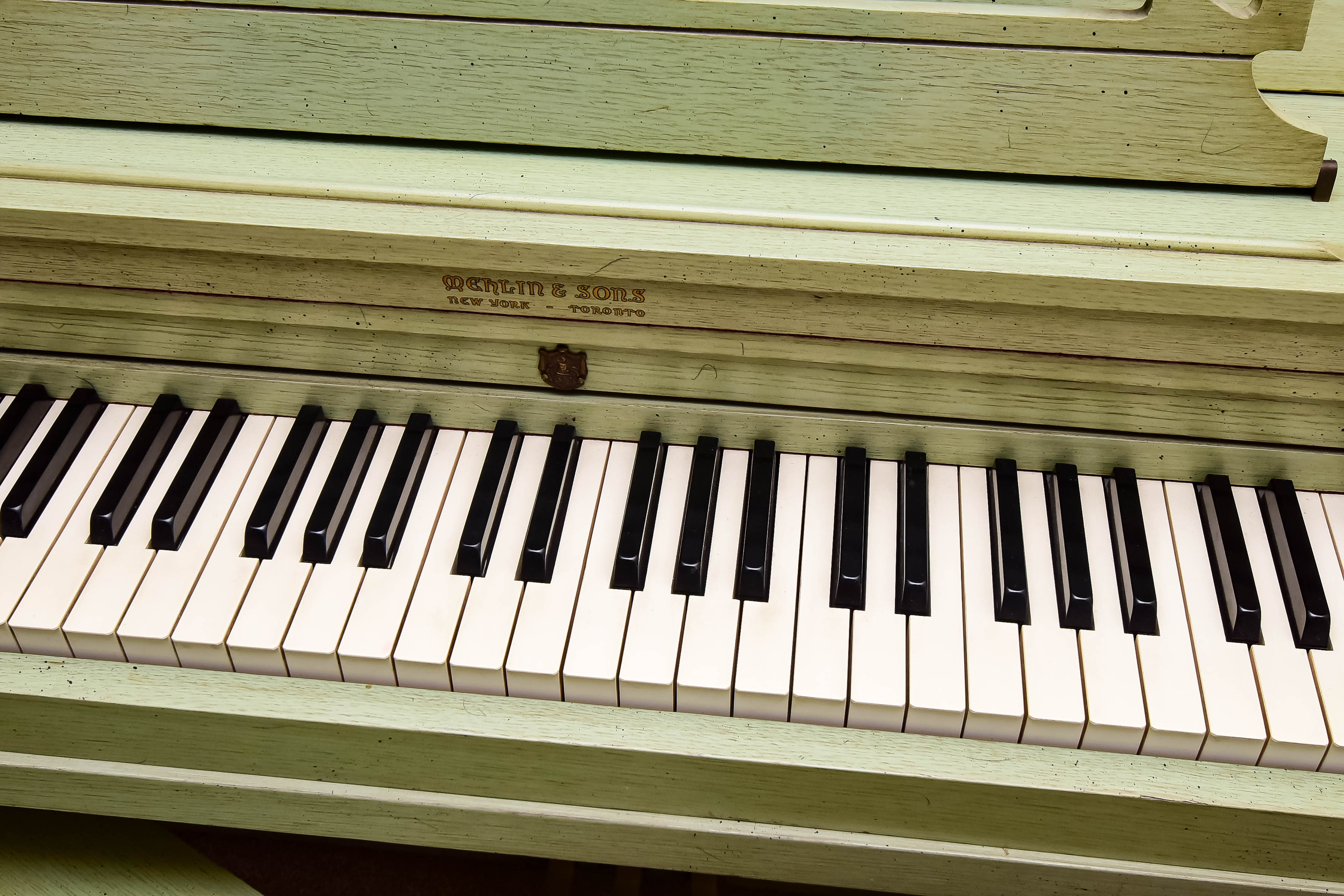 Vintage Mehlin & Sons Piano