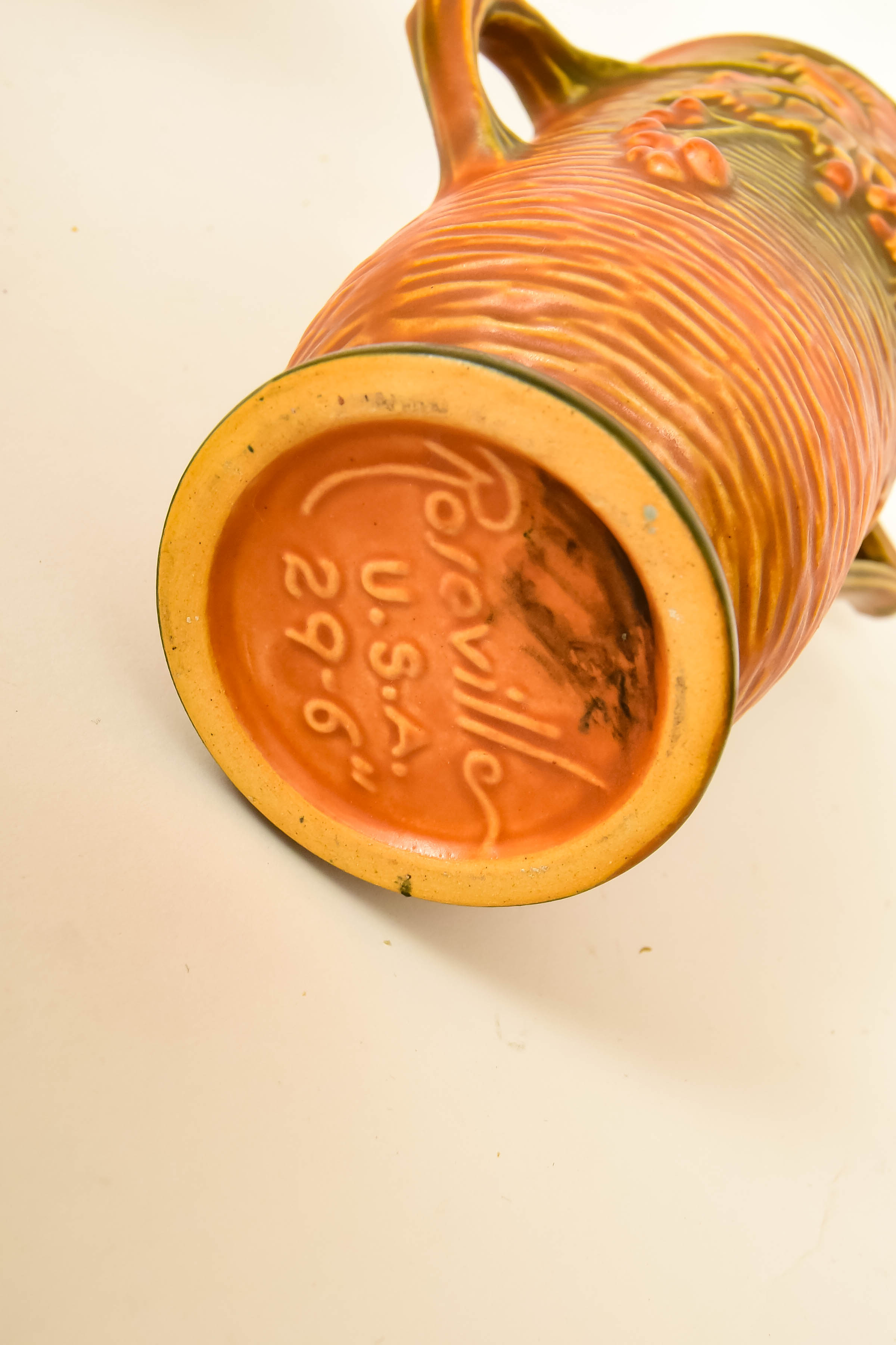 Vintage Roseville Bushberry Vases