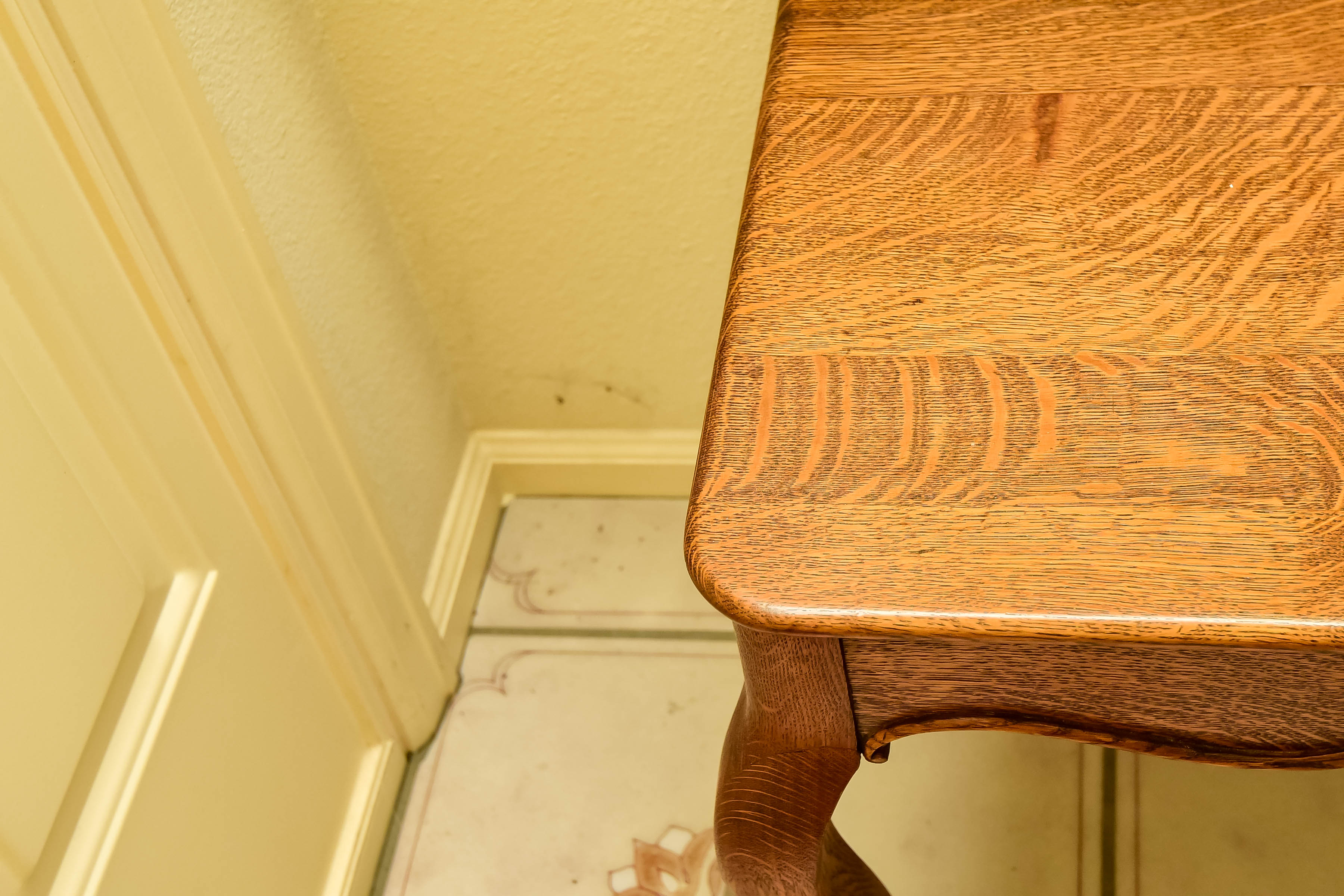 Vintage Tiger Oak Hall Stand