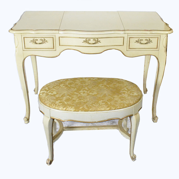 Vintage Drexel Vanity with Bench