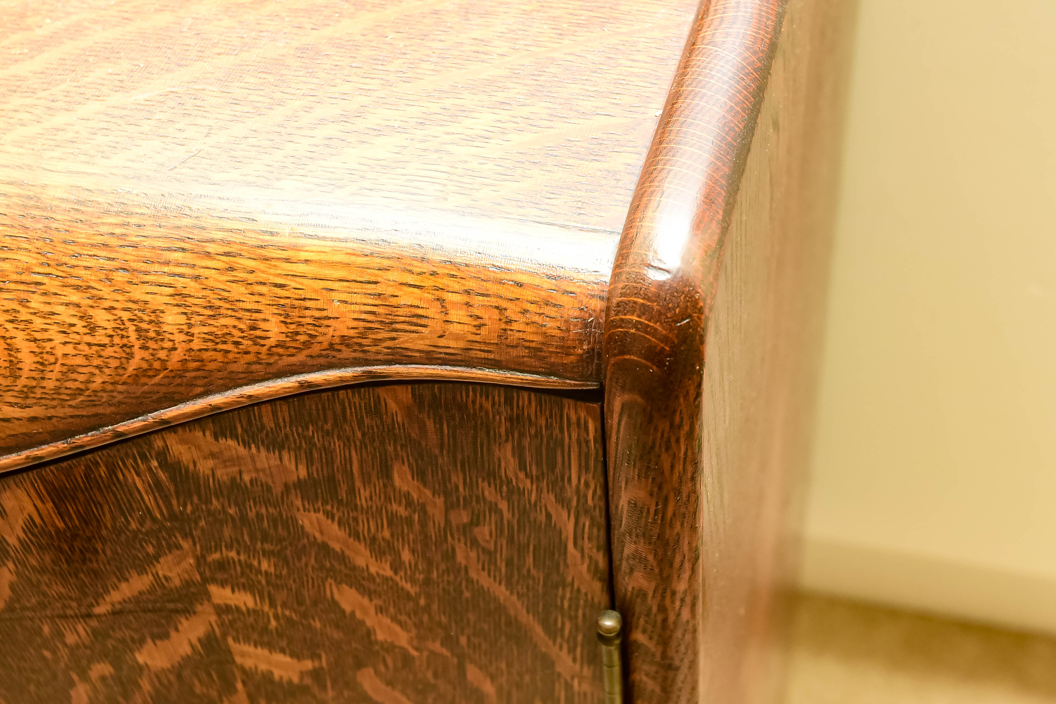 Vintage Oak Music Cabinet