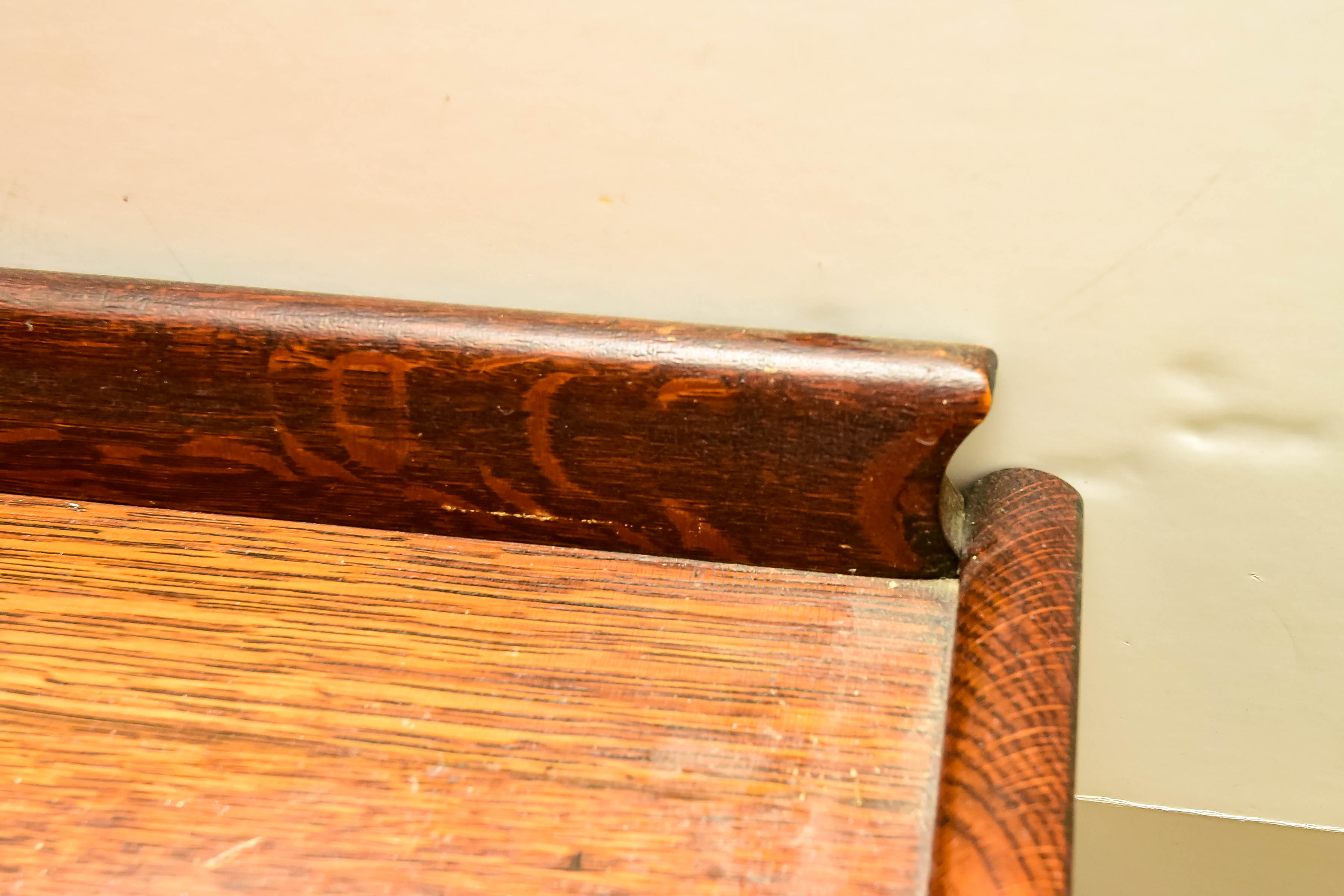 Vintage Oak Music Cabinet