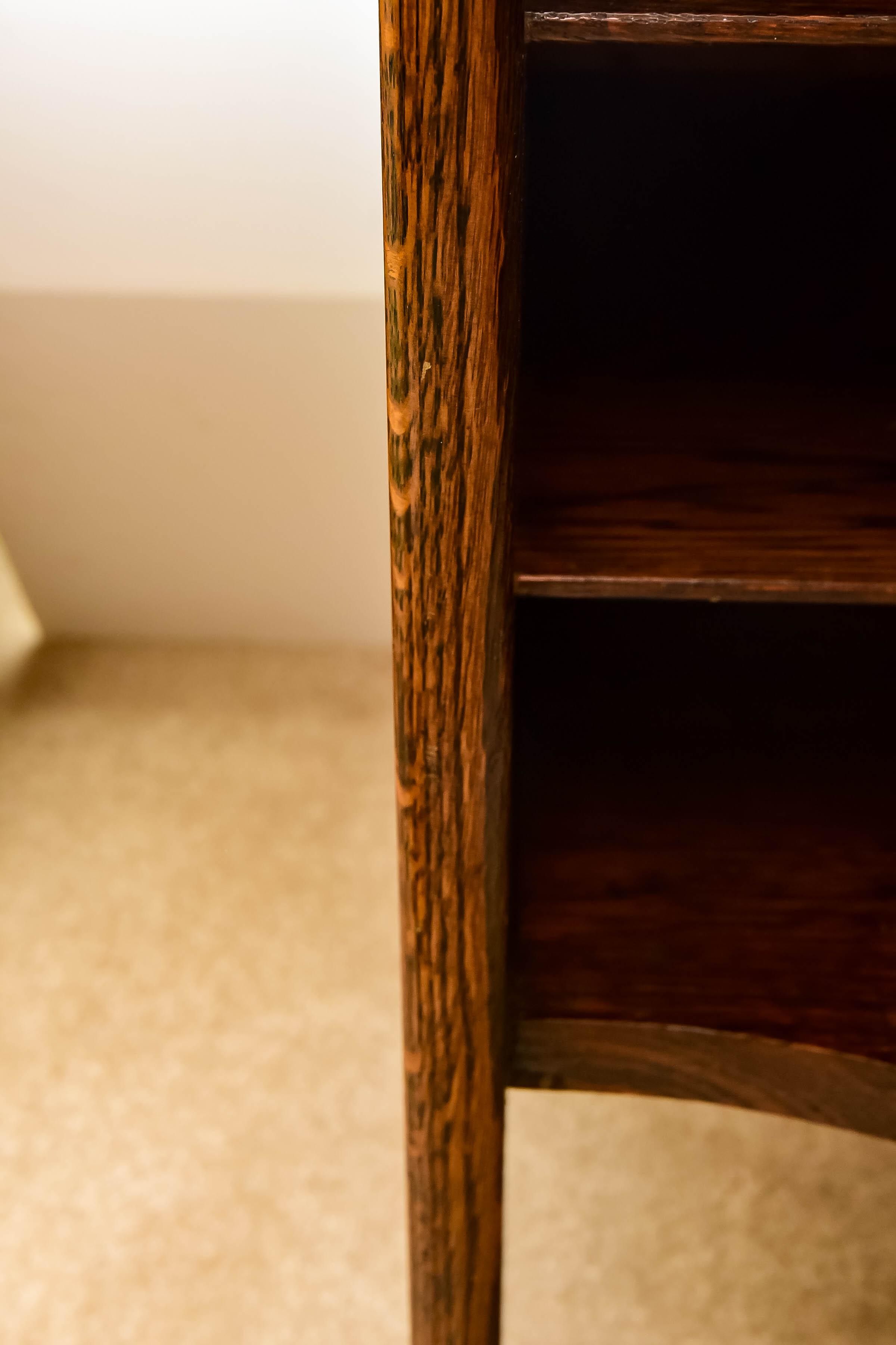 Vintage Oak Music Cabinet