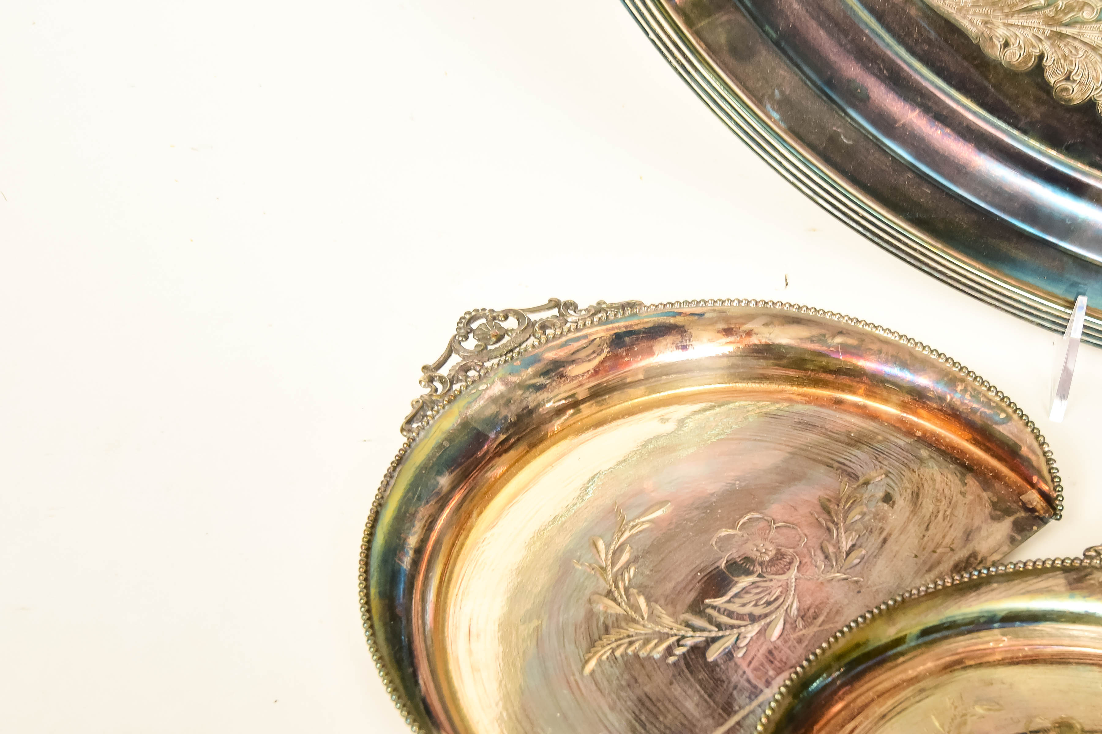 Silver-Plated Teapot and Serving Set