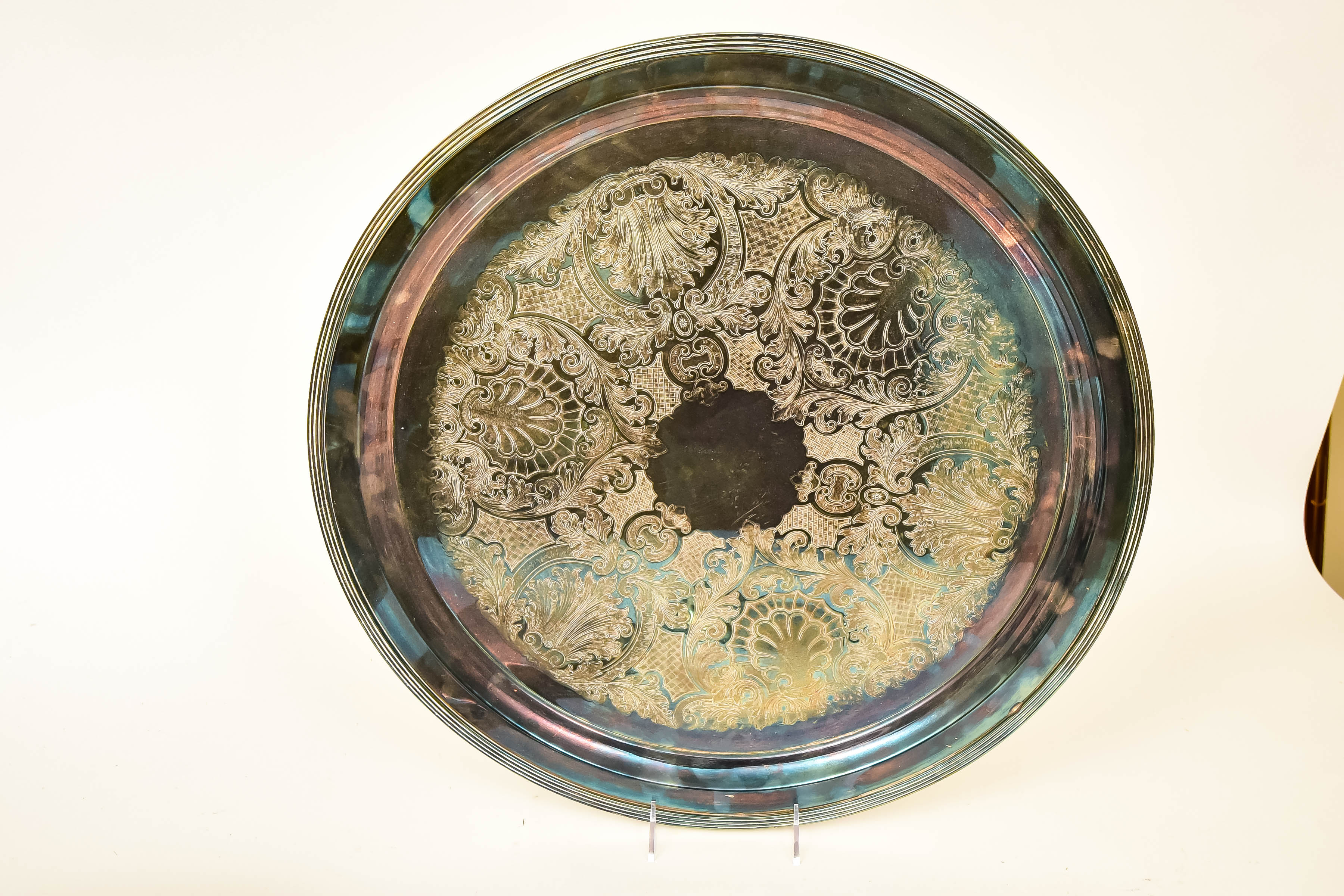 Silver-Plated Teapot and Serving Set