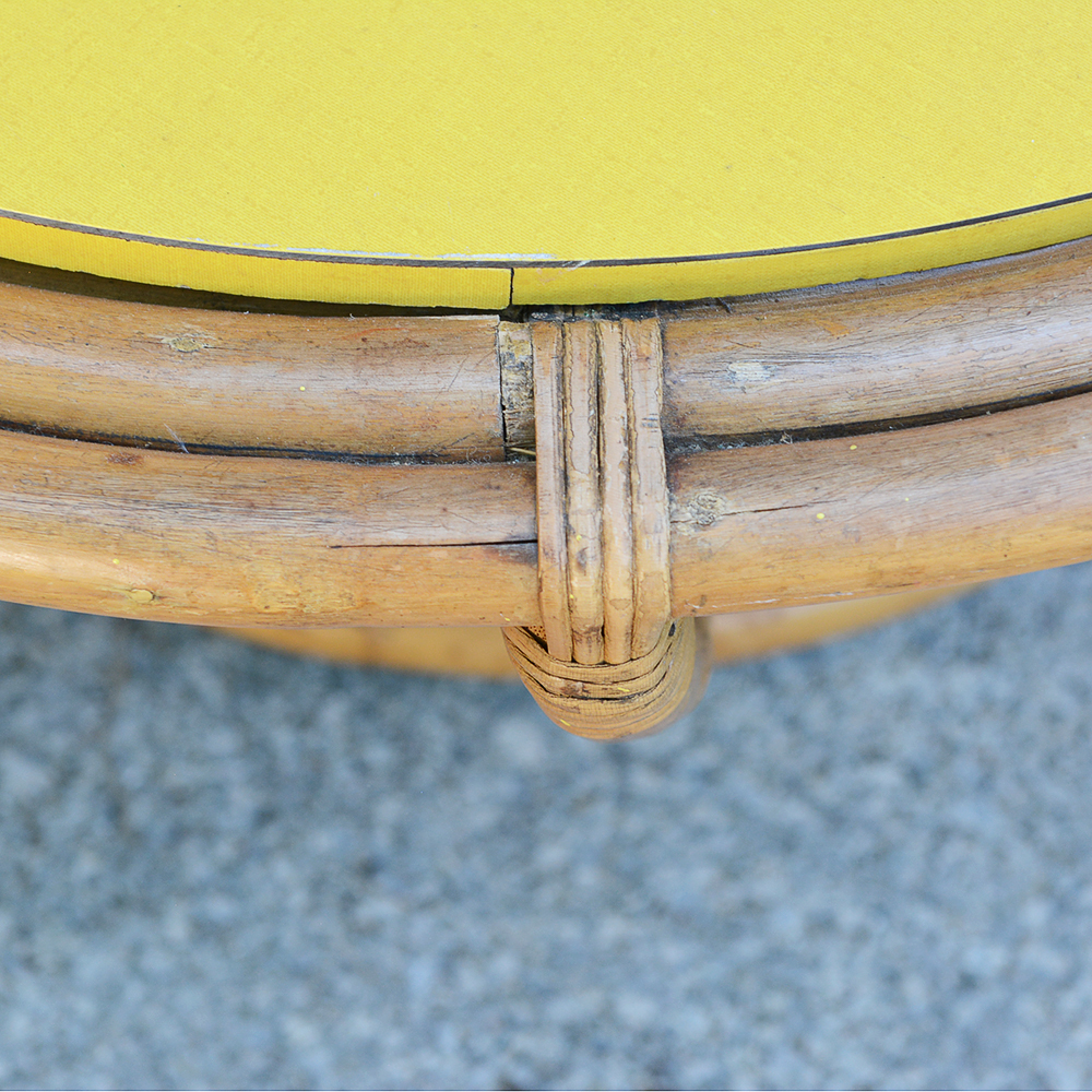 Mid-century Bentwood Rattan Coffee Table