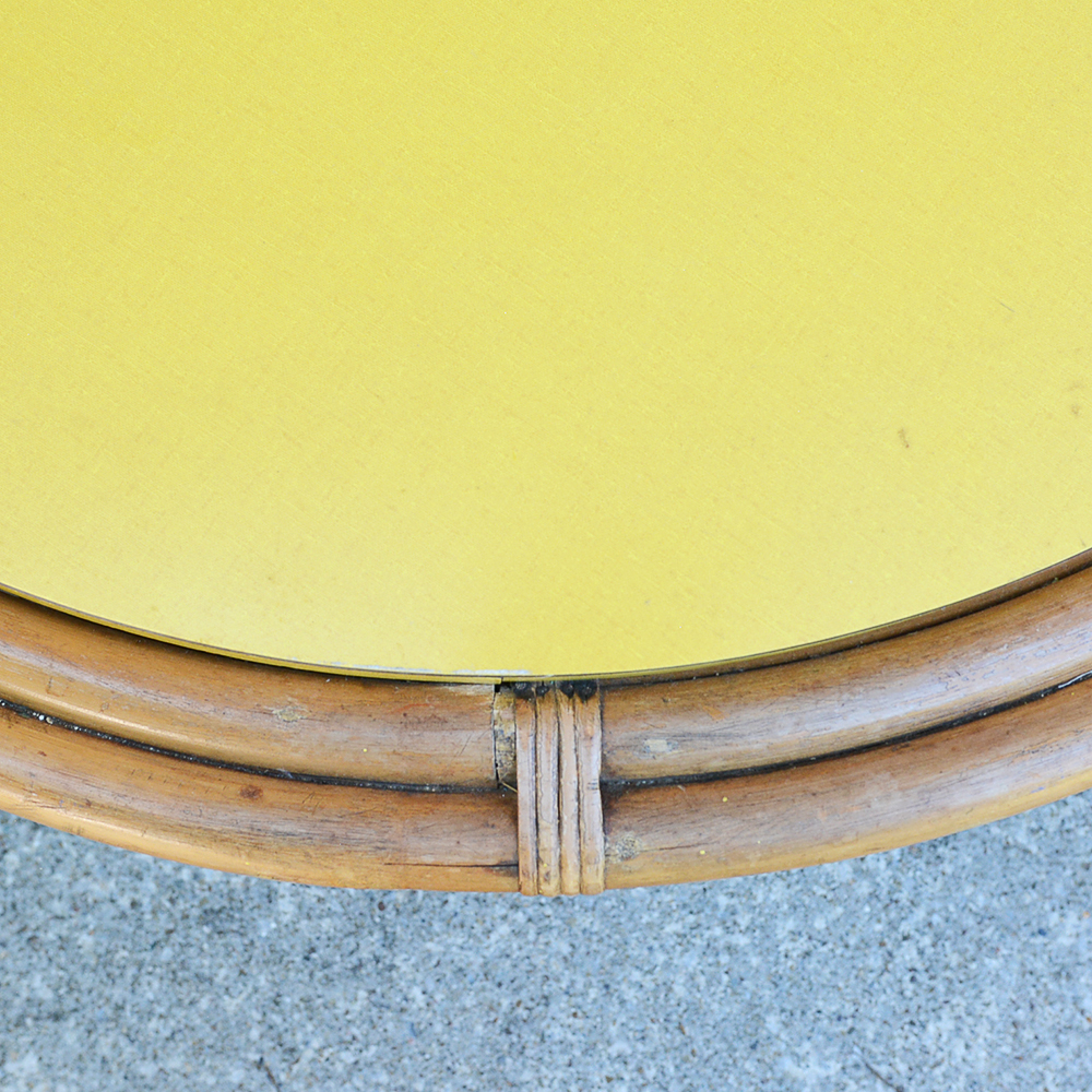 Mid-century Bentwood Rattan Coffee Table