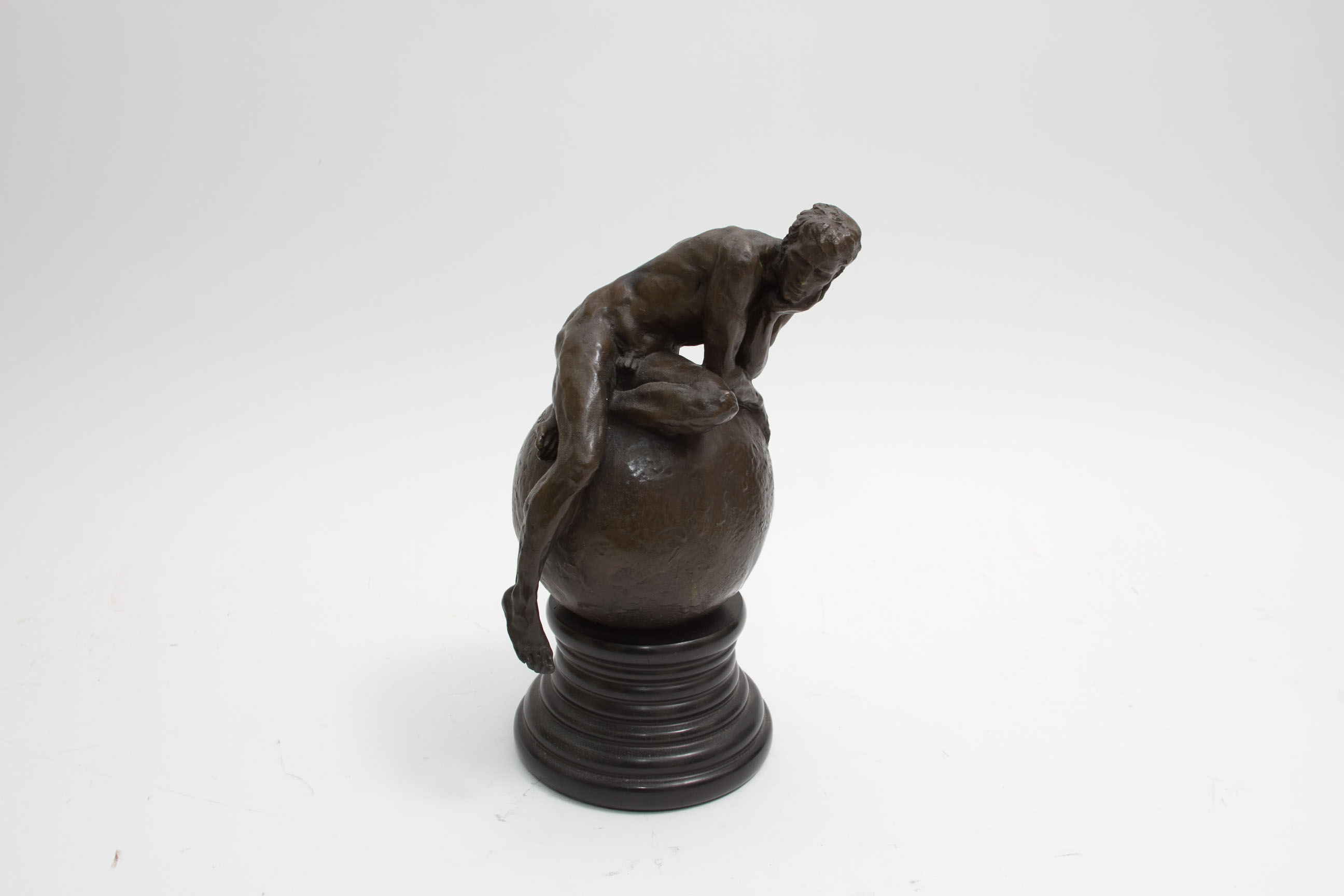 After Fix Masseau "Thinking Man" Bronze Sculpture
