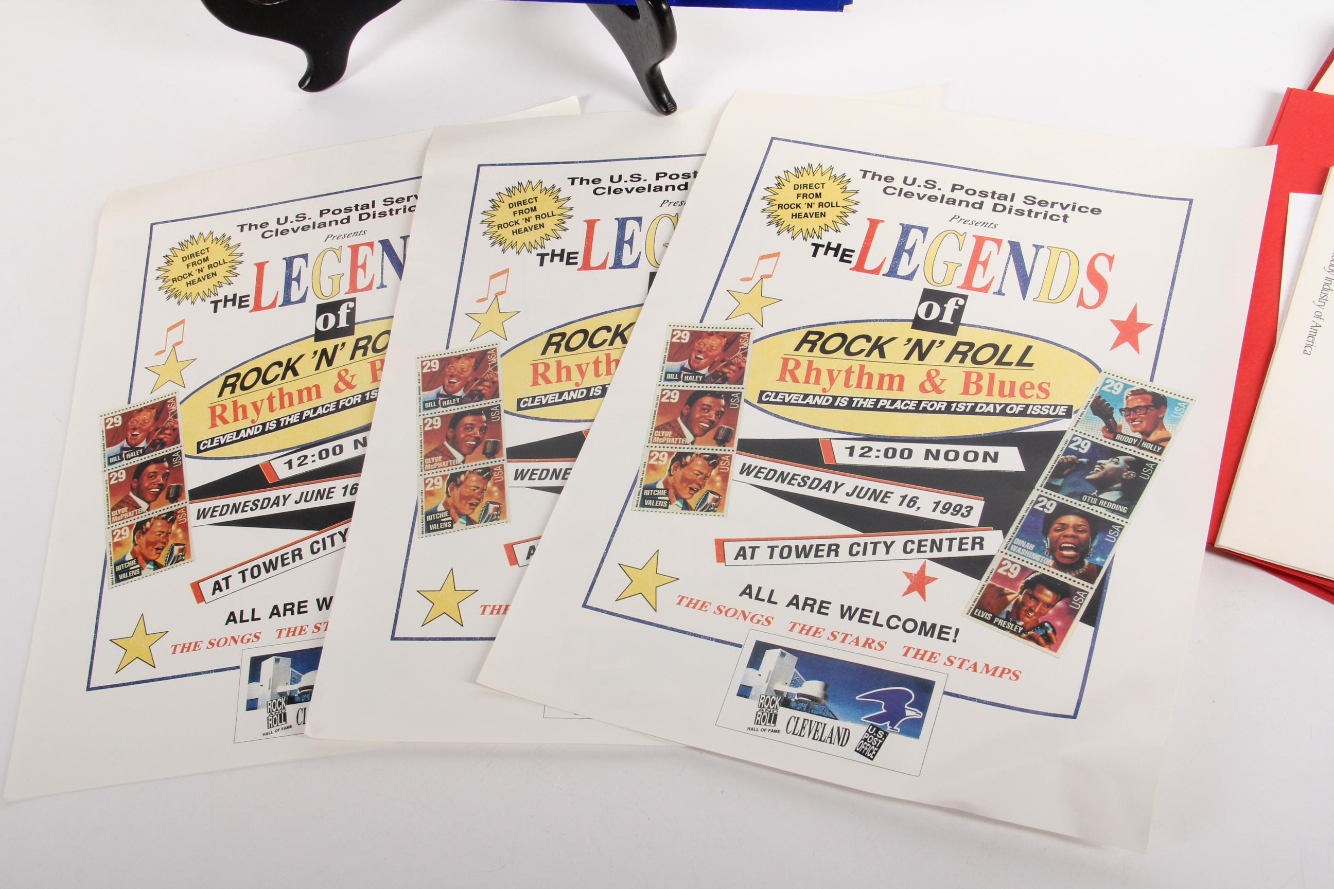 Legends of Rock 'N' Roll Cleveland Issued First Day Stamps and More