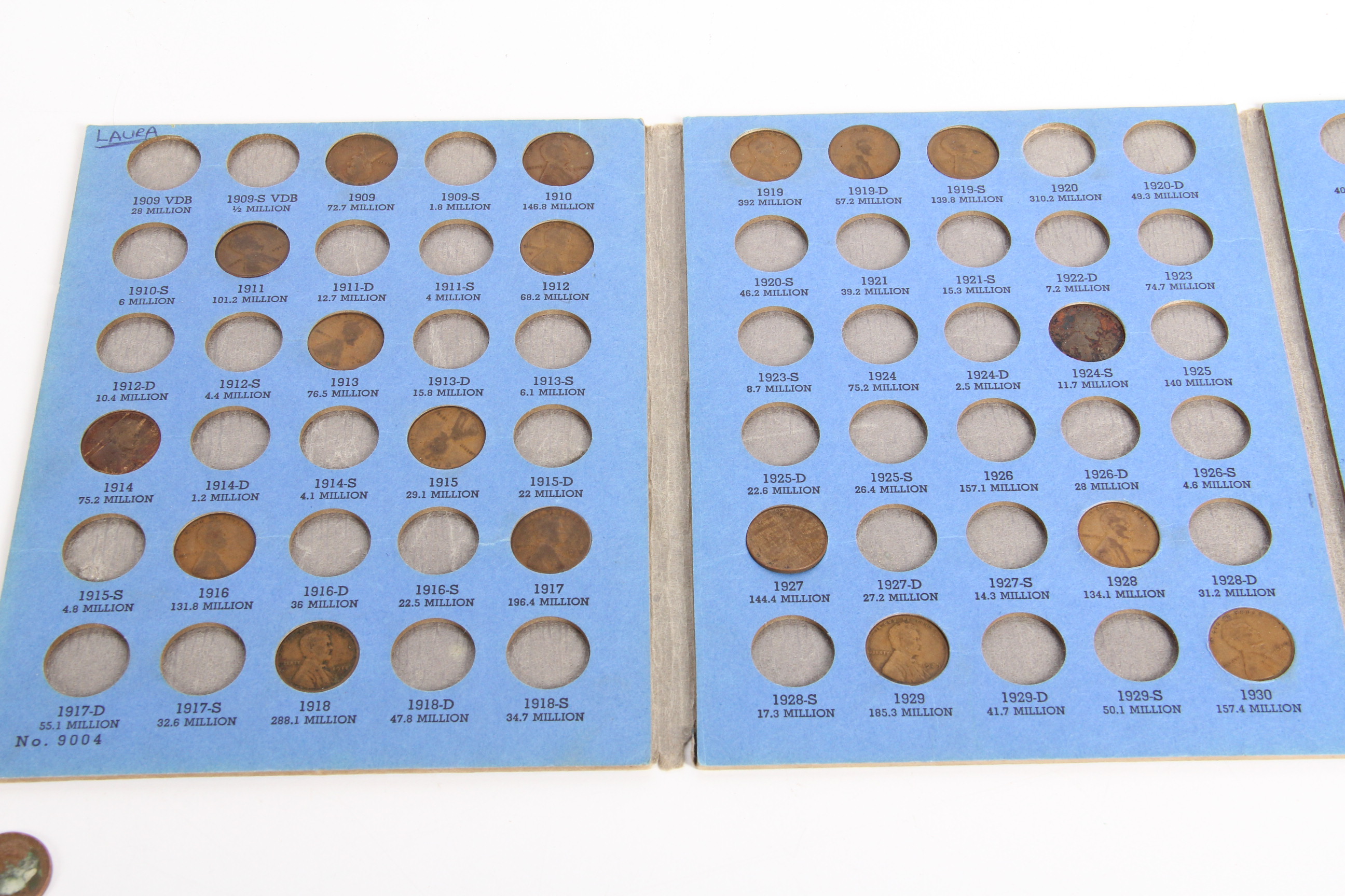 Almost 100 Lincoln Wheat Cents Including Steel Cents