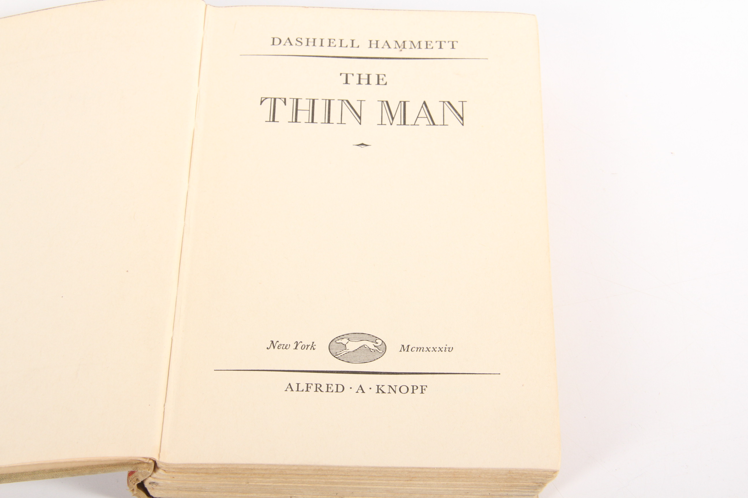 First Edition, The Thin Man by Dashiell Hammett
