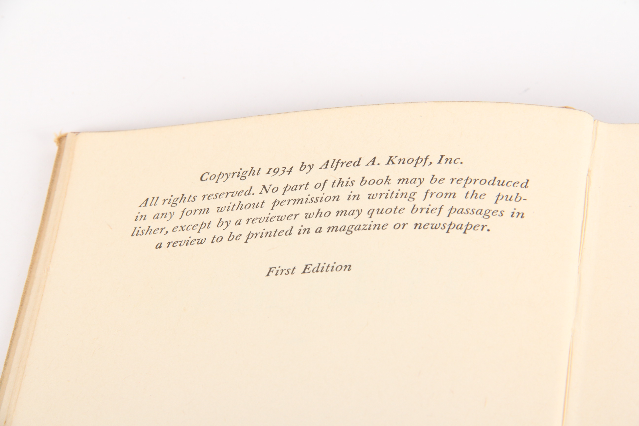 First Edition, The Thin Man by Dashiell Hammett