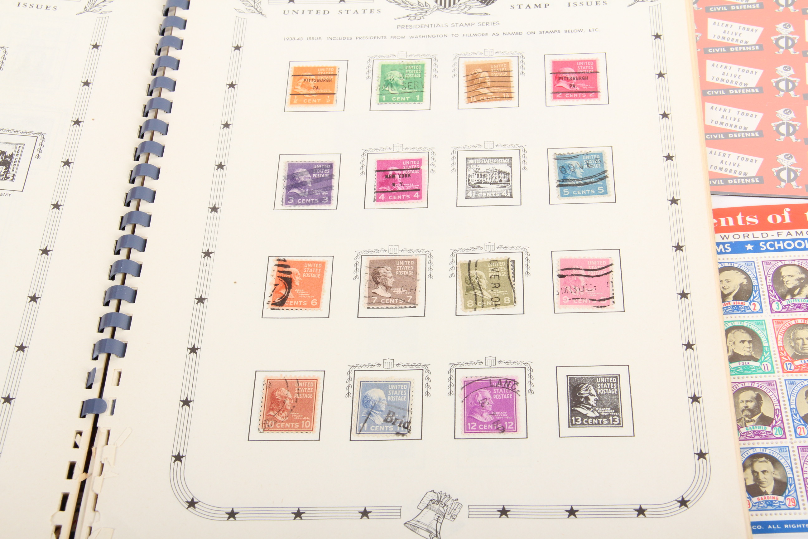 Generous Collection of United States Stamps and Collectors Information
