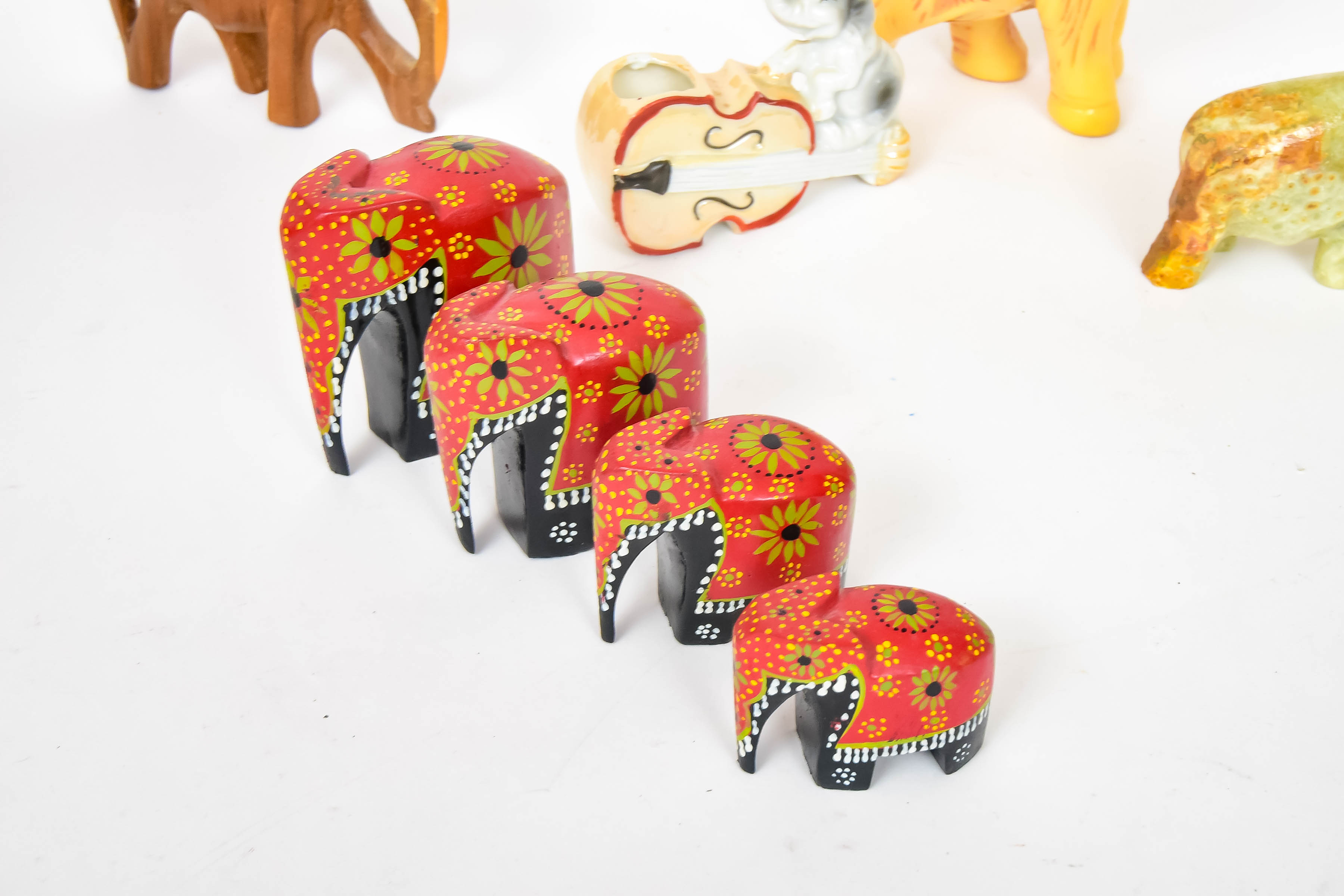 Collection of Elephant Figurines