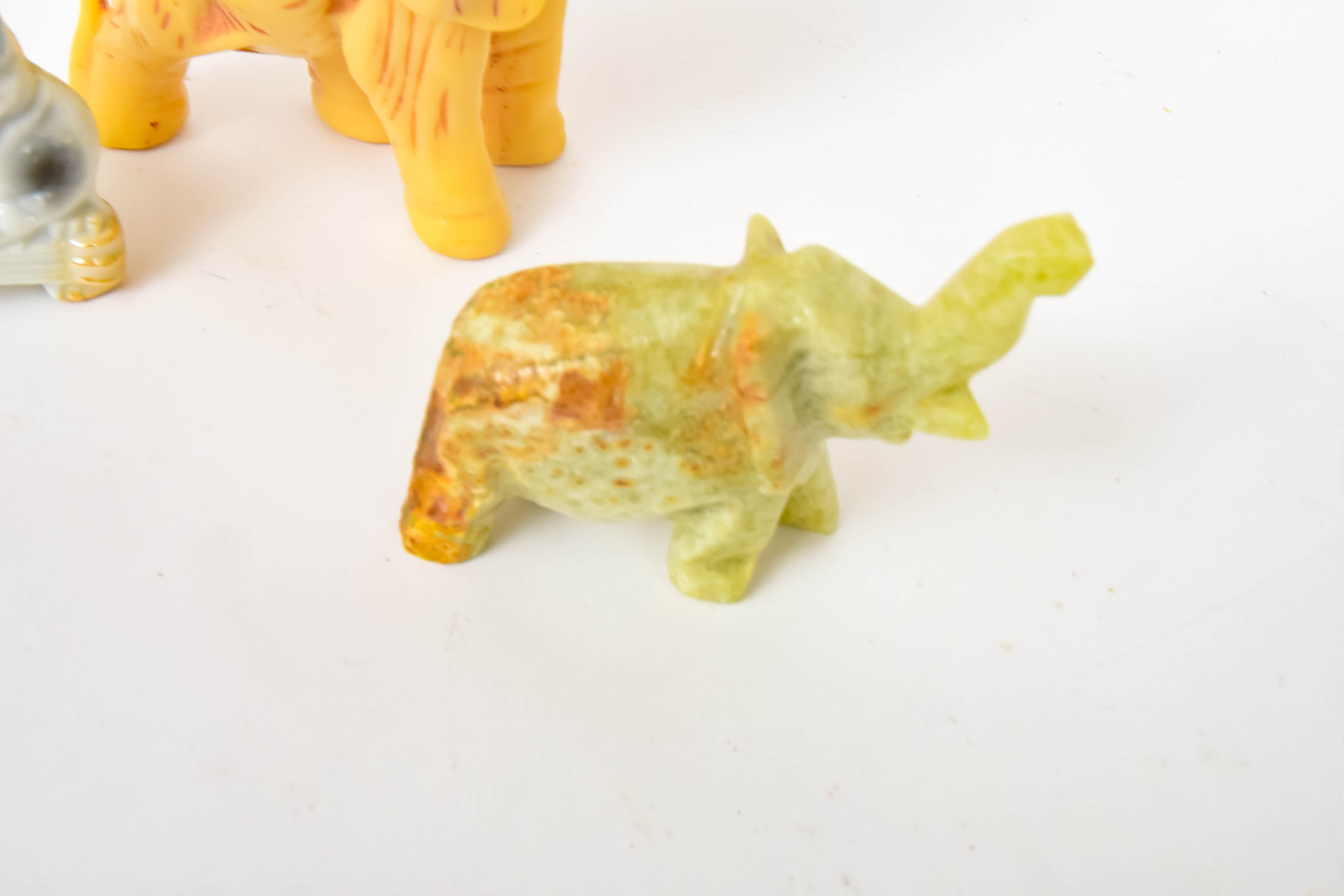 Collection of Elephant Figurines