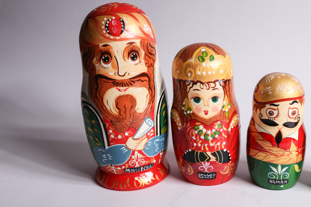 Five Sets of Russian Matryoshka Dolls