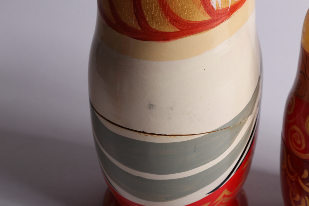 Five Sets of Russian Matryoshka Dolls