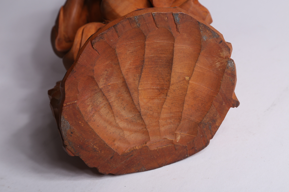 Carved Wood Musician Figurines