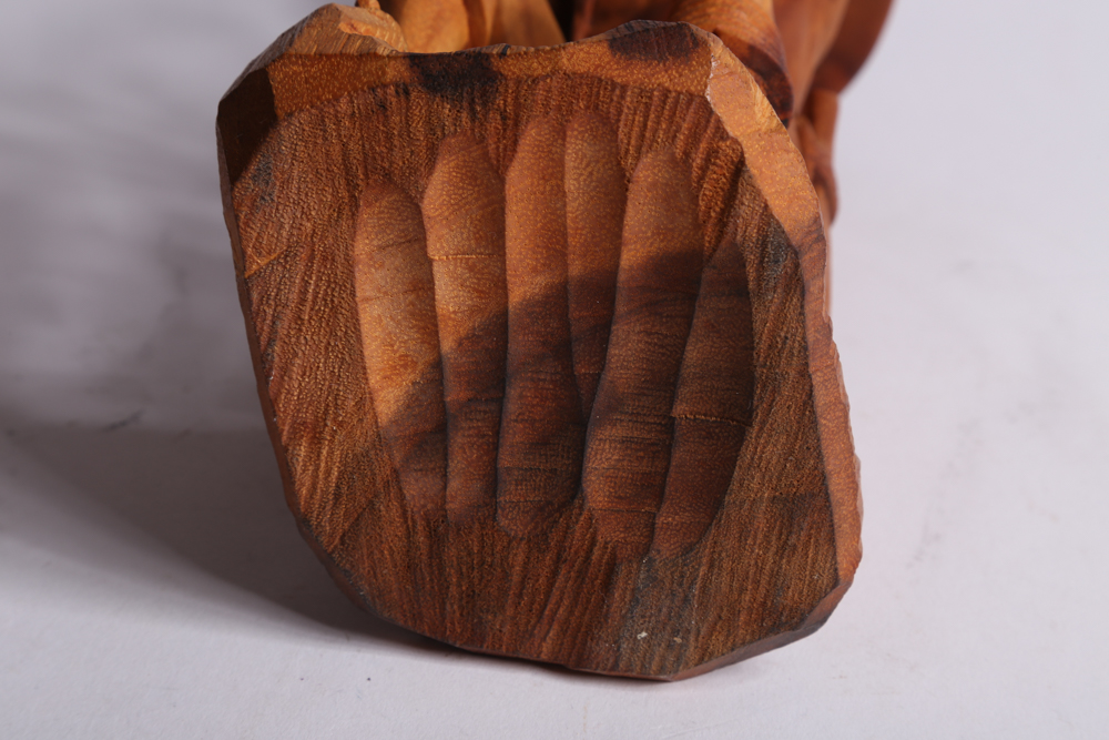 Carved Wood Musician Figurines