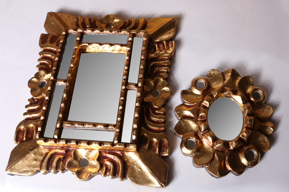 Collection of Metallic Home and Bath Décor