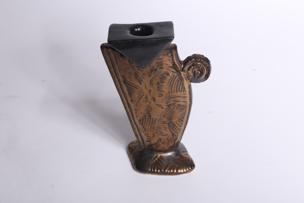 Michael Lambert Dancing Teapot Set with Bronze Glaze