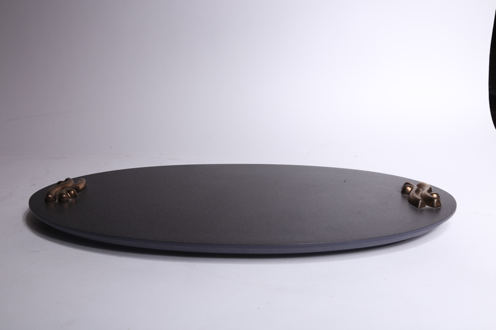 Michael Lambert Dancing Teapot Set with Bronze Glaze