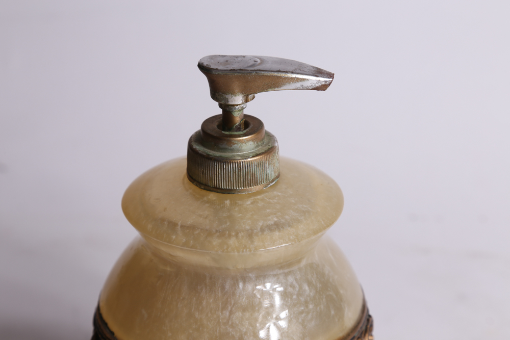 Collection of Decorative Items and Bathroom Accessories