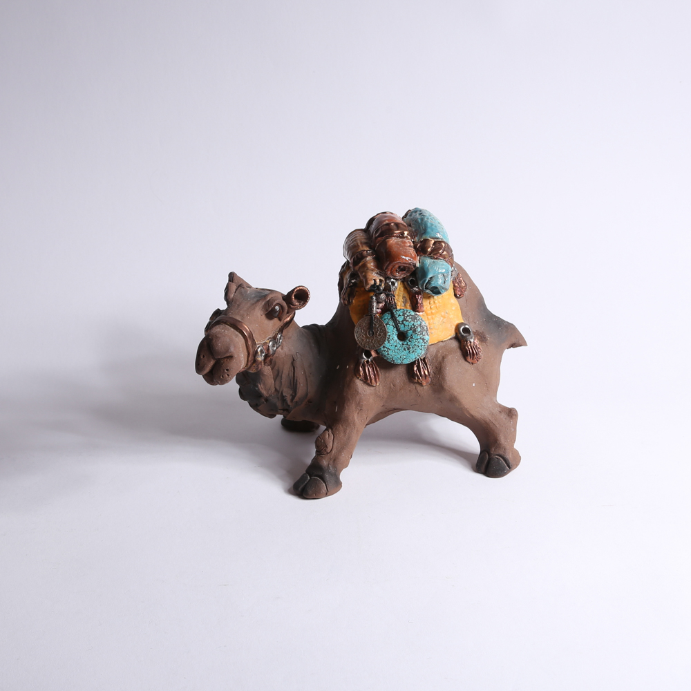 Ceramic Camel Figurine