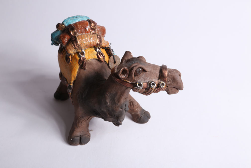 Ceramic Camel Figurine