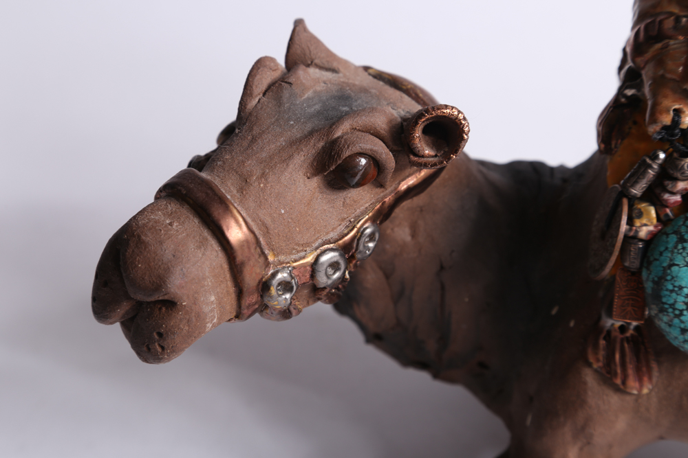 Ceramic Camel Figurine