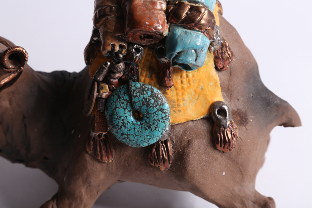 Ceramic Camel Figurine