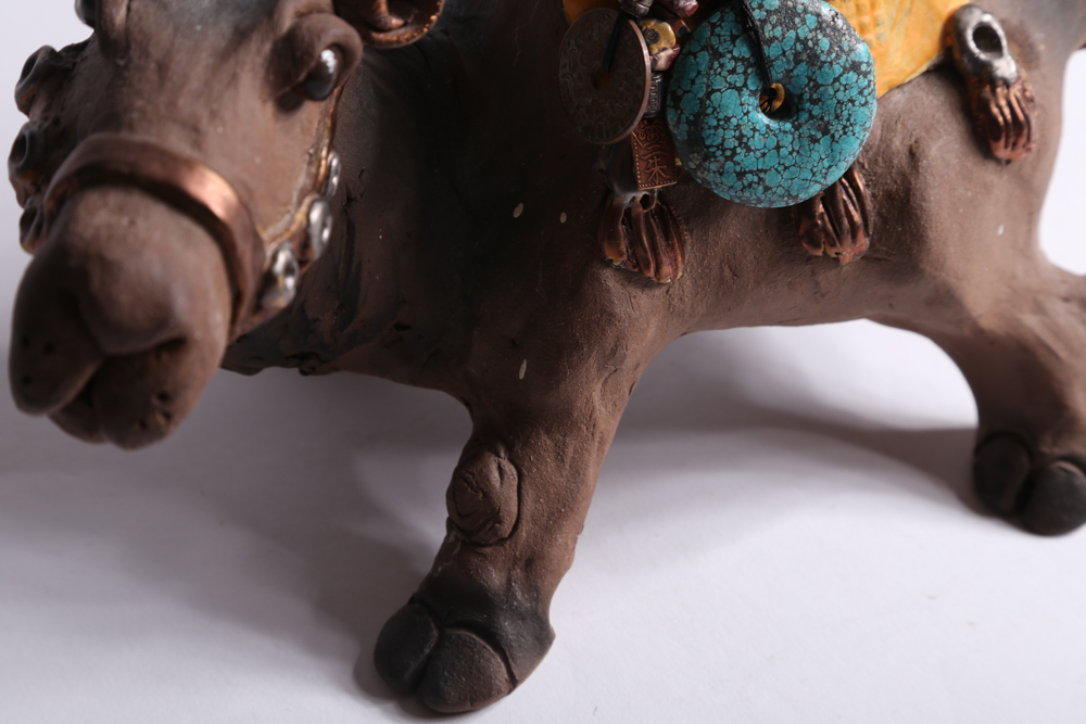 Ceramic Camel Figurine