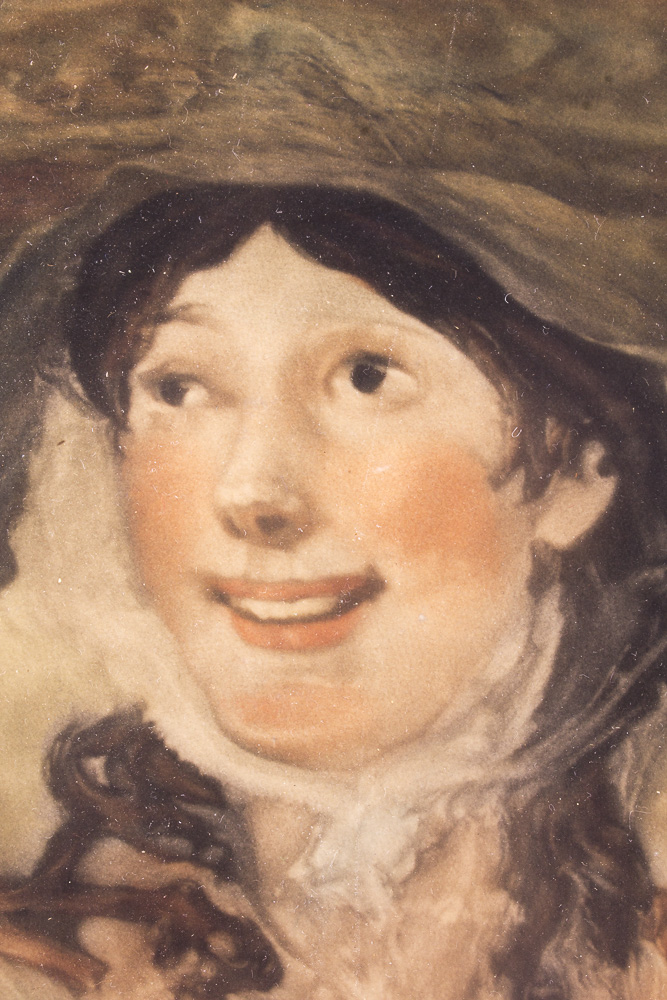 Signed Portrait Etching