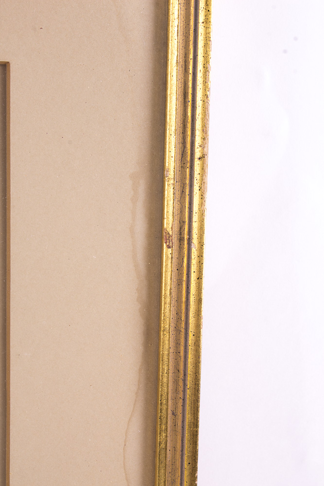 Signed Portrait Etching