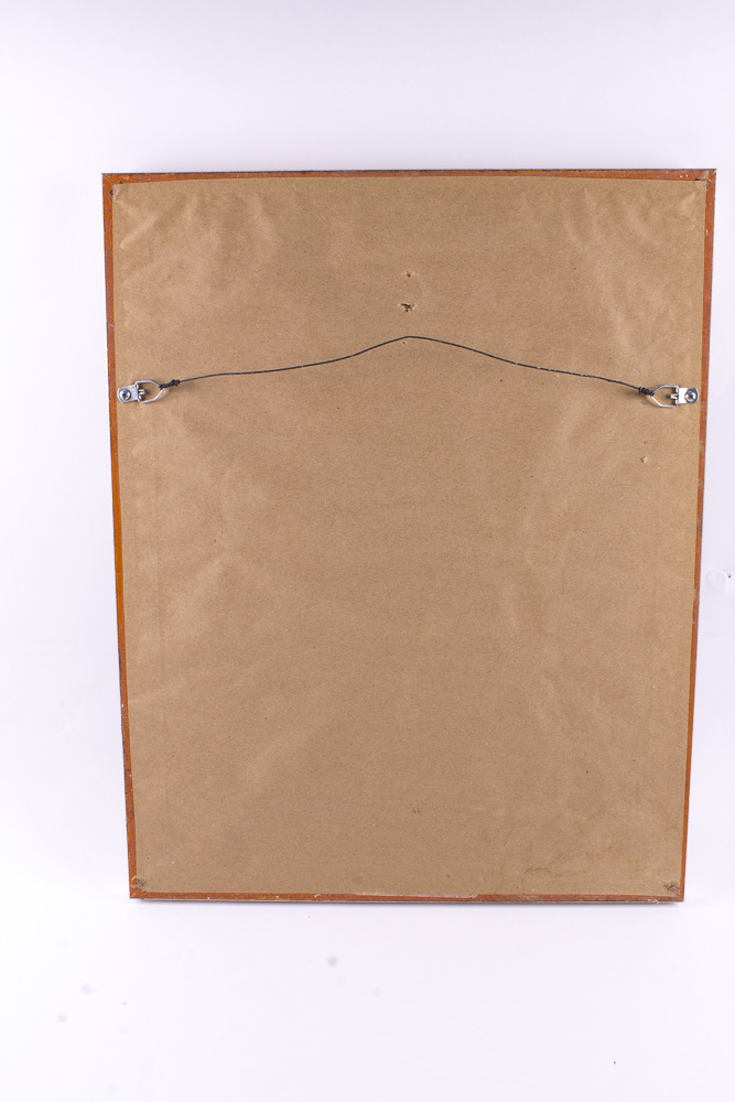 Pair of Acrylic on Paper Middle Eastern Men Framed Art