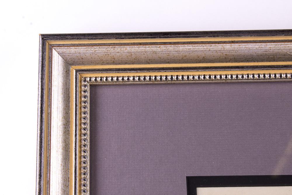 Pair of Acrylic on Paper Middle Eastern Men Framed Art