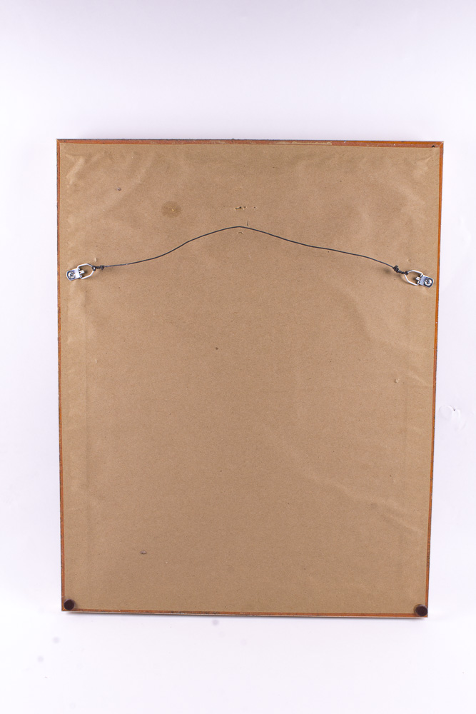 Pair of Acrylic on Paper Middle Eastern Men Framed Art