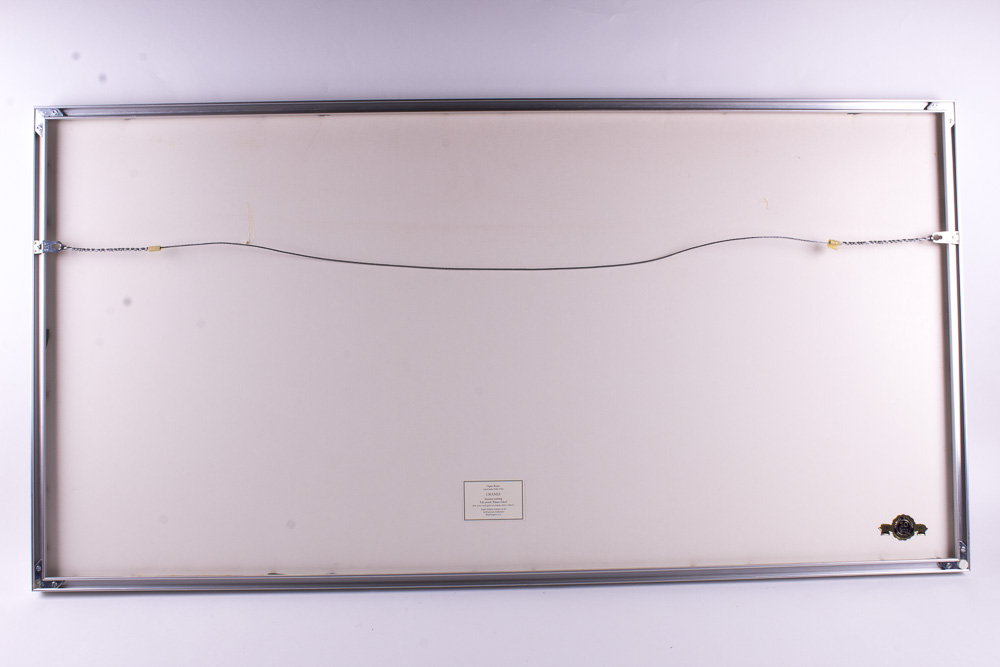 "Cranes" Framed Screen Painting Reproduction Print