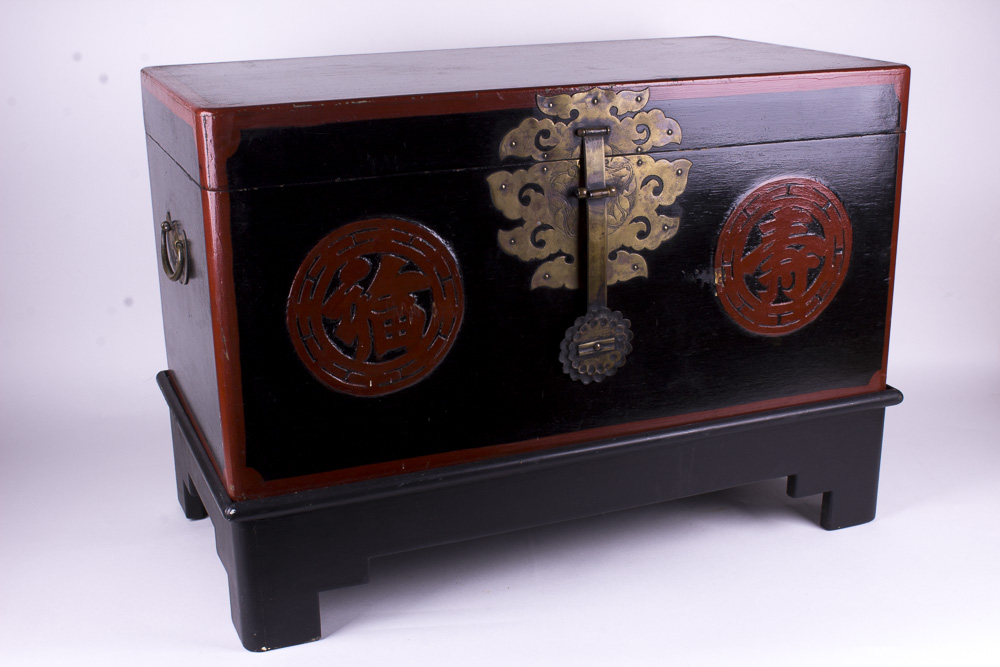 Chinese Chest on Stand