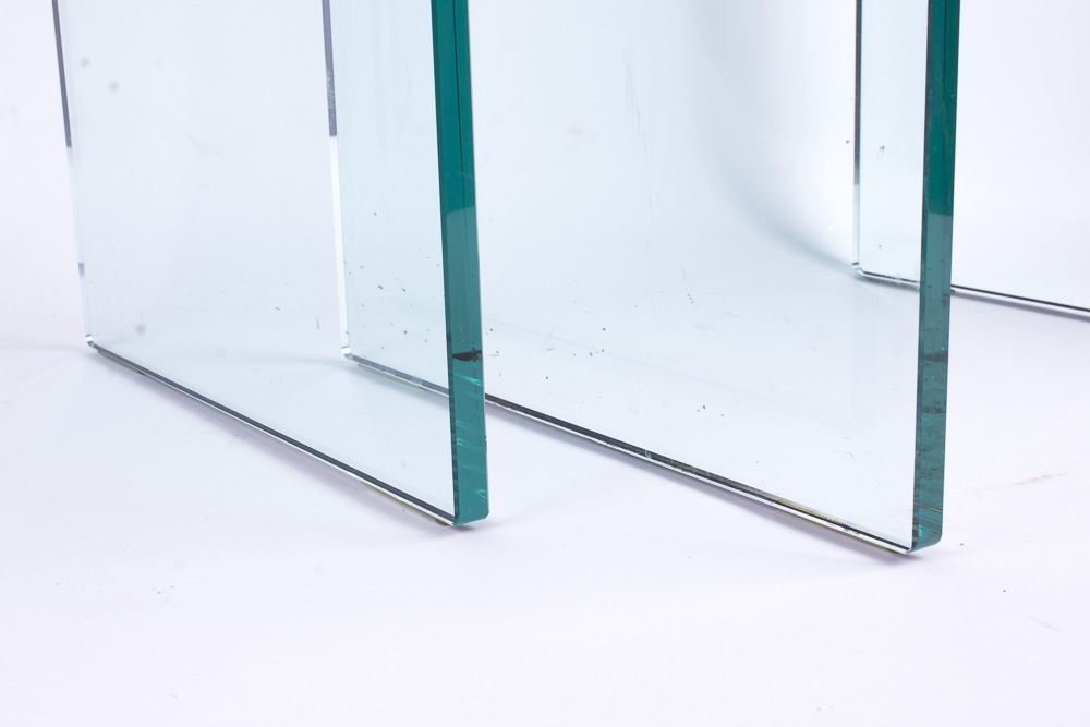 Pair of Glass Accent Tables