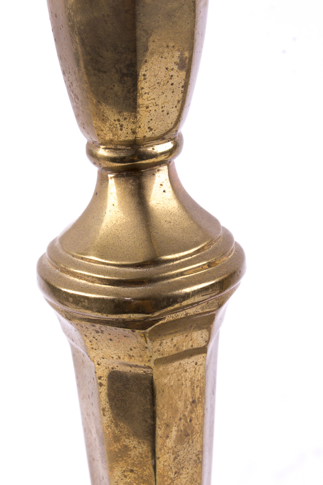 Pair of Andrea by Sadek Brass Candlesticks