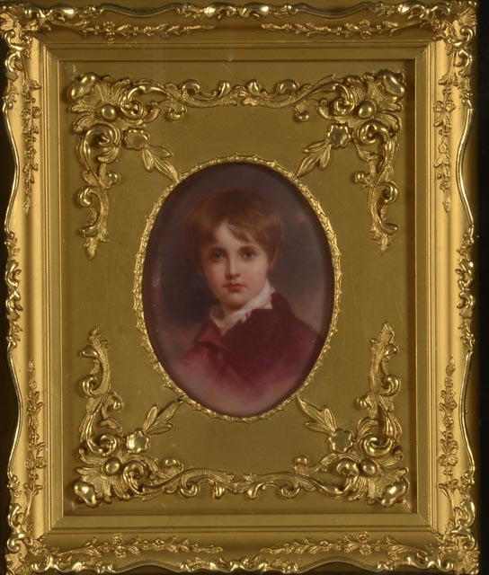 Late 19th Century German Porcelain Portrait Miniature