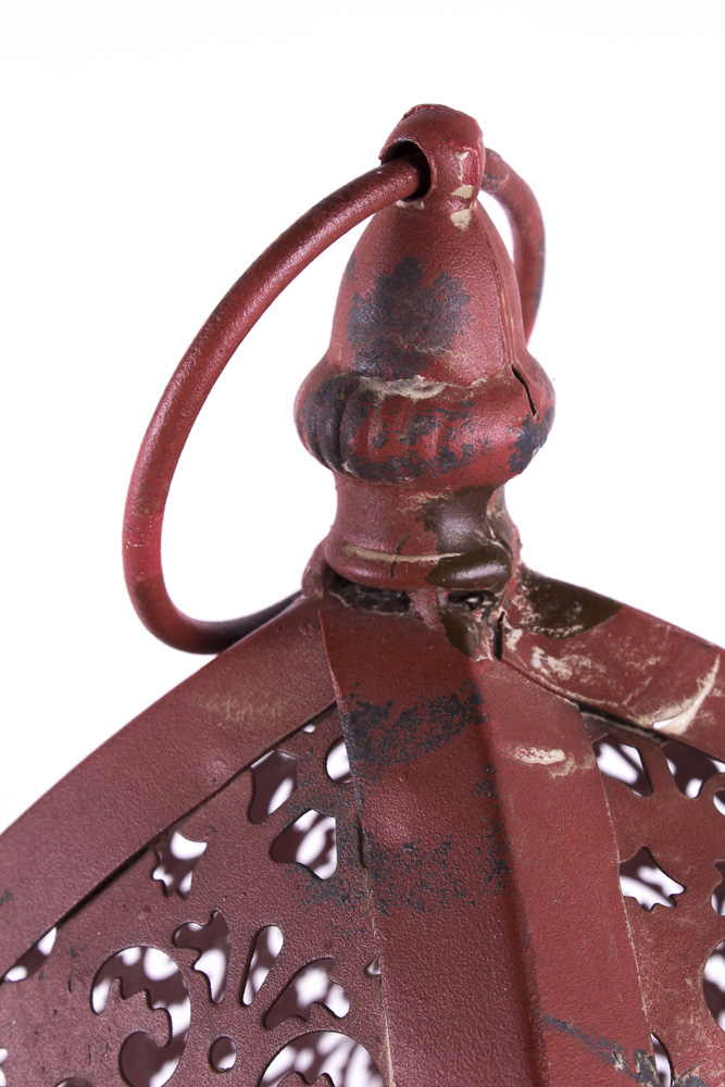 Pair of Metal Asian Style Lanterns