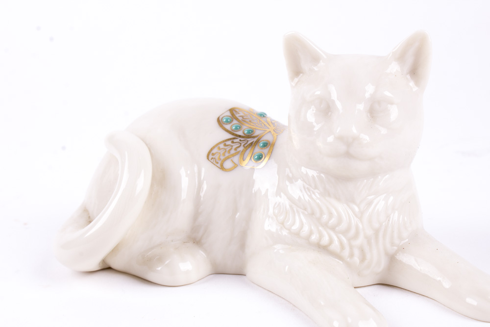 Lenox China Cat Figurine